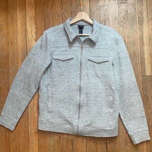 H&M Mens Grey Full Zip Jacket ~ sz Medium